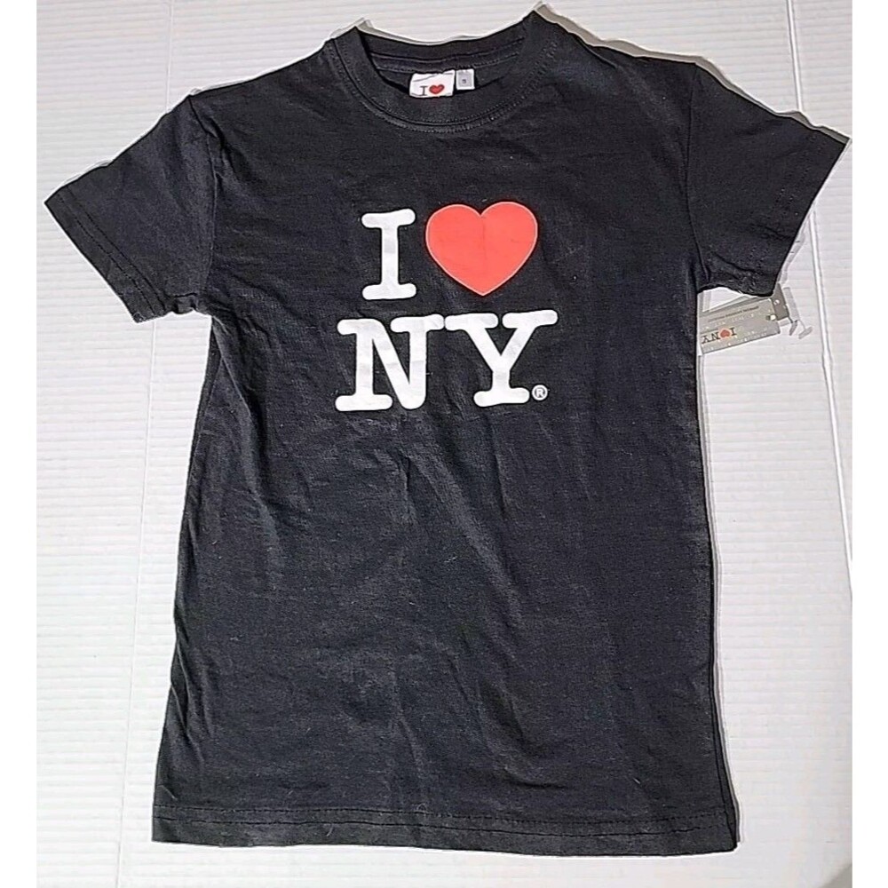 Officially Licensed I Love Heart NY Graphic T-Shirt - Size Kids Small